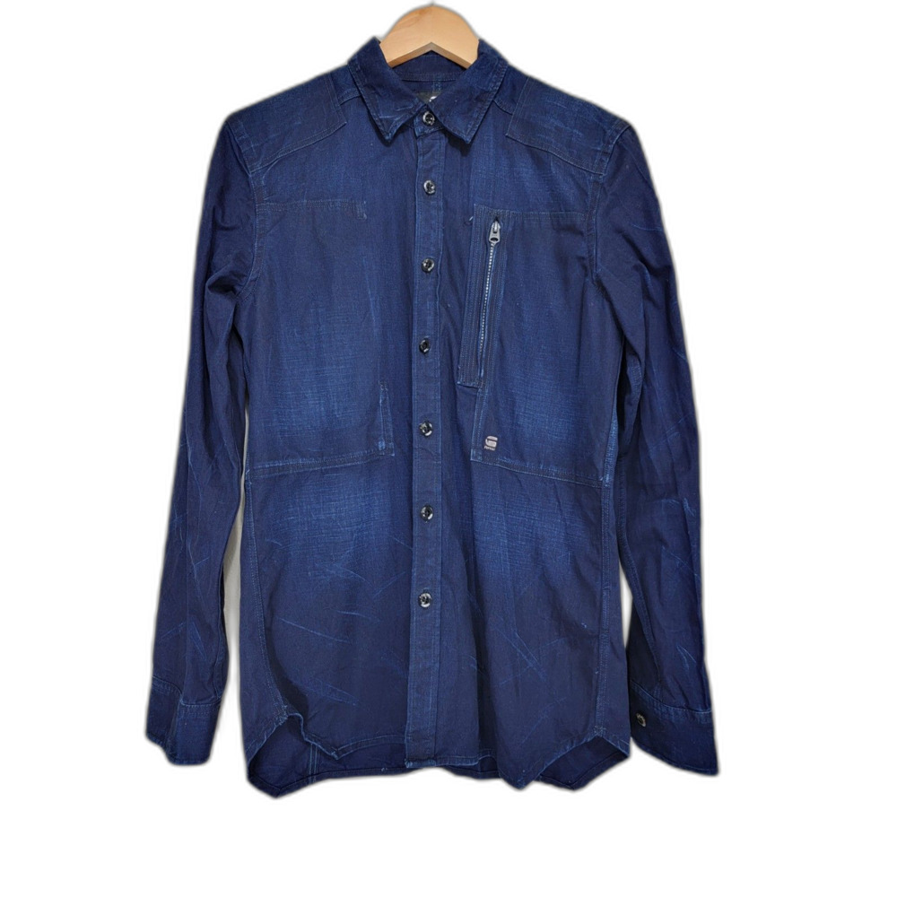 G-Star Raw Denim Jean Button-up Shirt - Small